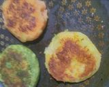 A picture of step 5 of Tricolour Aloo chat with Kulia chat.