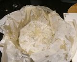 A picture of step 6 of Spinach, feta, mushroom and filo pie.