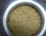 A picture of step 1 of Palak/Spinach Paneer Brown Rice Pulao (no onion no garlic).