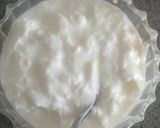 A picture of step 1 of Refreshing Mint chaas.