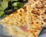 Une image de l'étape 4 de Crêpes jambon/fromage.