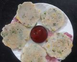 A picture of step 8 of Veg Rice Uttapam.