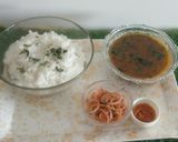 A picture of step 8 of Lucknowi kali masoor dal.