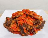 Foto langkah ke 5 dari resep Dendeng Sapi Balado.