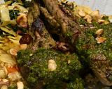 A picture of step 4 of Chermoula Cutlets, Cabbage and Couscous.