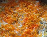 A picture of step 12 of Veg biryani.