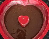 Une image de l'étape 1 de Gâteau coeur saint Valentin coeur mousse framboises.