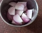 A picture of step 1 of Onion & Kairi chutney.