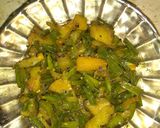 A picture of step 8 of Spring onion mix veg fry.
