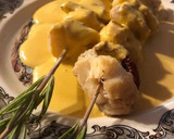 Foto del paso 6 de la receta: Rape con crema de almendras y azafrán