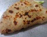 A picture of step 3 of Chana tacos.