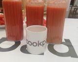 A picture of step 5 of Watermelon Gazpacho.