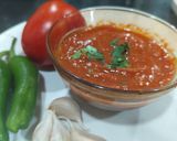 A picture of step 6 of Winter tomato garlic chutney.