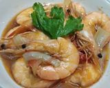 Foto langkah ke 5 dari resep Udang Asam Manis praktis.