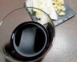 Foto del paso 1 de la receta Setas shiitake al vino tinto con taquitos ibéricos