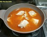 Hình bước làm 4 của món Xương Lợn Kho Cay 매운 돼지등뼈찜