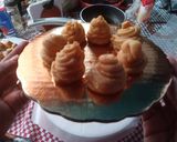 Foto del paso 14 de la receta: Croquembouche (masa choux y crema pastelera)