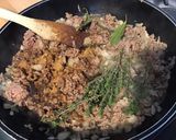 Une image de l'étape 5 de Hachis Parmentier d igname et bœuf cuisiné.