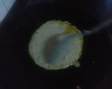 A picture of step 2 of Wheet chilla with tea.