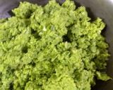 A picture of step 1 of Green Peas Tikki.