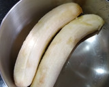 A picture of step 1 of Banana Halwa.