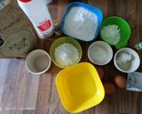 Foto langkah ke 1 dari resep Roti Pandan bebas Gluten.