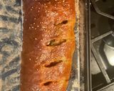 A picture of step 5 of Joeys Stromboli.