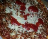 A picture of step 2 of Loaded Chicken tikka pizza.