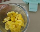 Foto langkah ke 1 dari resep Puding pisang coklat (snack MPASI 9+).