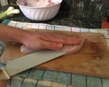 Krémsajttal, sonkával töltött csirkemell recept fázis 1 fotója