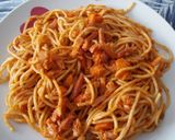 Foto del paso 4 de la receta: Spaguetis con bacon y atún