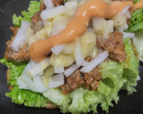 Foto del paso 5 de la receta: Sándwich de carne bbq y queso🥙🍔🥯