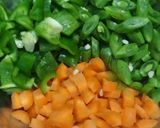 वेजिटेबल फ्राइड राइस (vegetables fried rice recipe in Hindi) रेसिपी चरण 4 फोटो