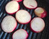 A picture of step 1 of Albacore Tuna with Swiss Chard and Roasted Radishes – 100% Fat-Free.