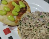 Foto del paso 6 de la receta: Mi versión de arepa reina pepiada🫓🥑🍗