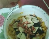 รูปขั้นตอนการทำที่ 13 ของ มะม่วงผัดไข่ไก่ คู่กับไก่ย่าง และตะวันนา สาหร่ายทรงเครื่อง