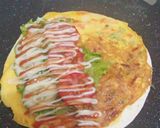 Foto langkah ke 3 dari resep 145. Tortilla Egg Sandwich.