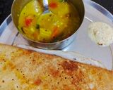 A picture of step 4 of Masala Dosa.
