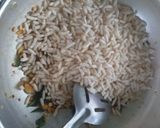 A picture of step 2 of Garlic kara pori.