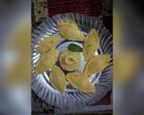 A picture of step 6 of Kesar Khirer Sandesh (without sugar).