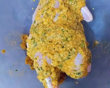 Foto del paso 4 de la receta: Pollo abierto asado en salsa de baharat y Sindhi biryani