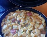 Foto del paso 6 de la receta: Tortilla española con longaniza y un toqué de albahaca