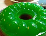 Foto langkah ke 2 dari resep Pudding lumut pandan coklat.