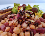 Foto del paso 6 de la receta: Garbanzos con jamón y puerro crujiente