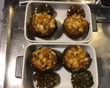 Une image de l'étape 11 de Tomates noires farcies poireaux et leurs gambas sauvages.