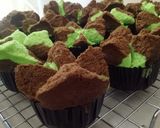 Foto langkah ke 5 dari resep 92. Bolu Kukus Mekar Pandan Coklat Metode All in One.