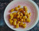 A picture of step 1 of Marwadi Gatte ki kadhi.