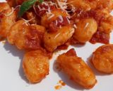 🍅Gnocchi al pomodoro - paradicsomos gnocchi "nyokki"🥔 recept fázis 11 fotója