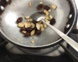A picture of step 3 of Godhuma Pindi Paasham/wheat flour kheer/pudding.