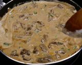 A picture of step 4 of Beef Stroganoff over Sautéed Potatoes.